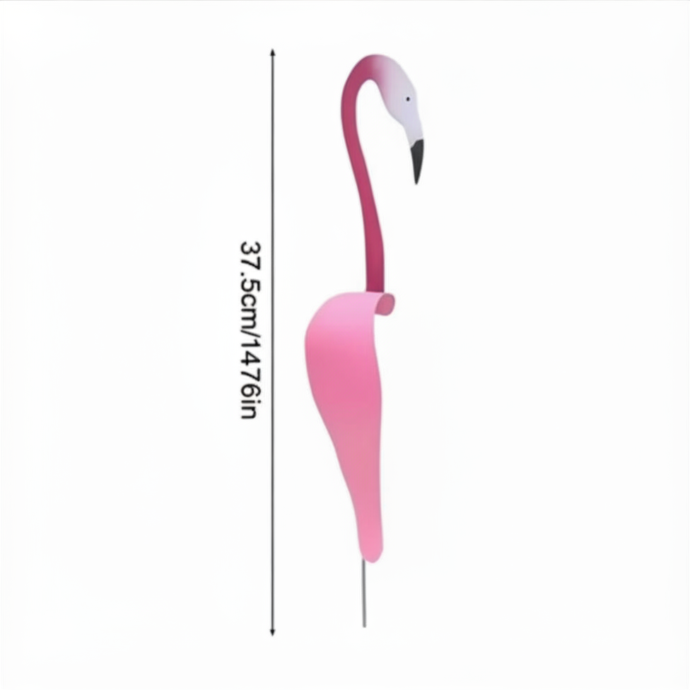 Onze Dansende Flamingo Tuindecoratie