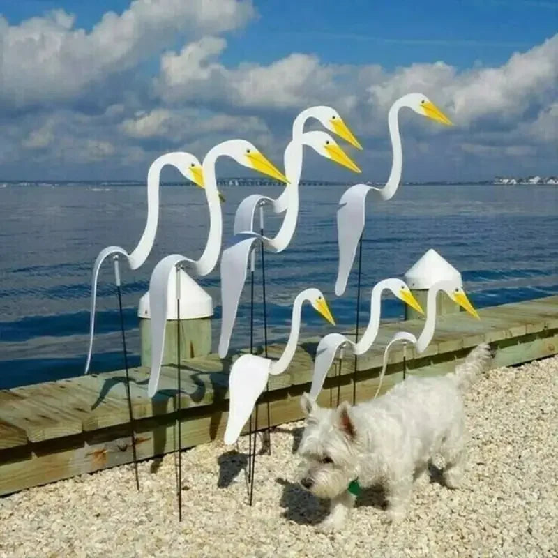 Onze Dansende Flamingo Tuindecoratie