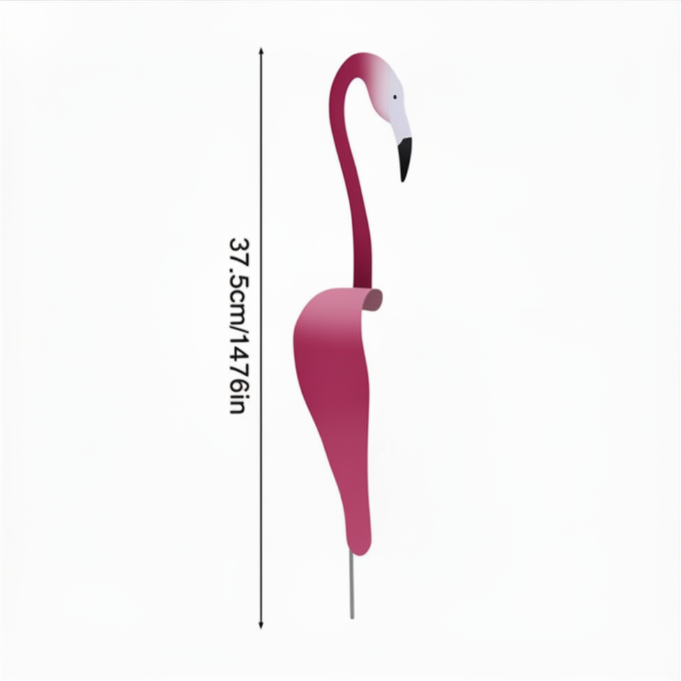 Onze Dansende Flamingo Tuindecoratie