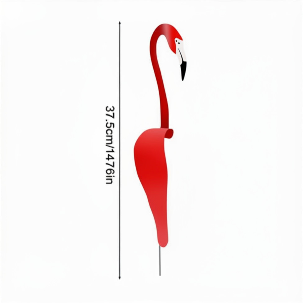 Onze Dansende Flamingo Tuindecoratie